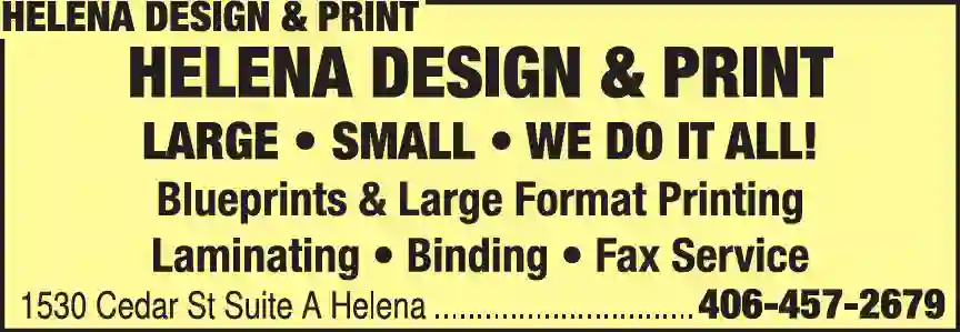 Copy & Duplicating Service print ad for Helena Design & Print