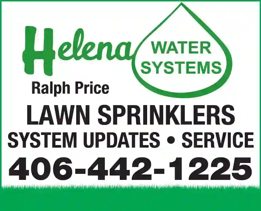 Sprinklers - Garden & Lawn print ad for Helena Water Systems