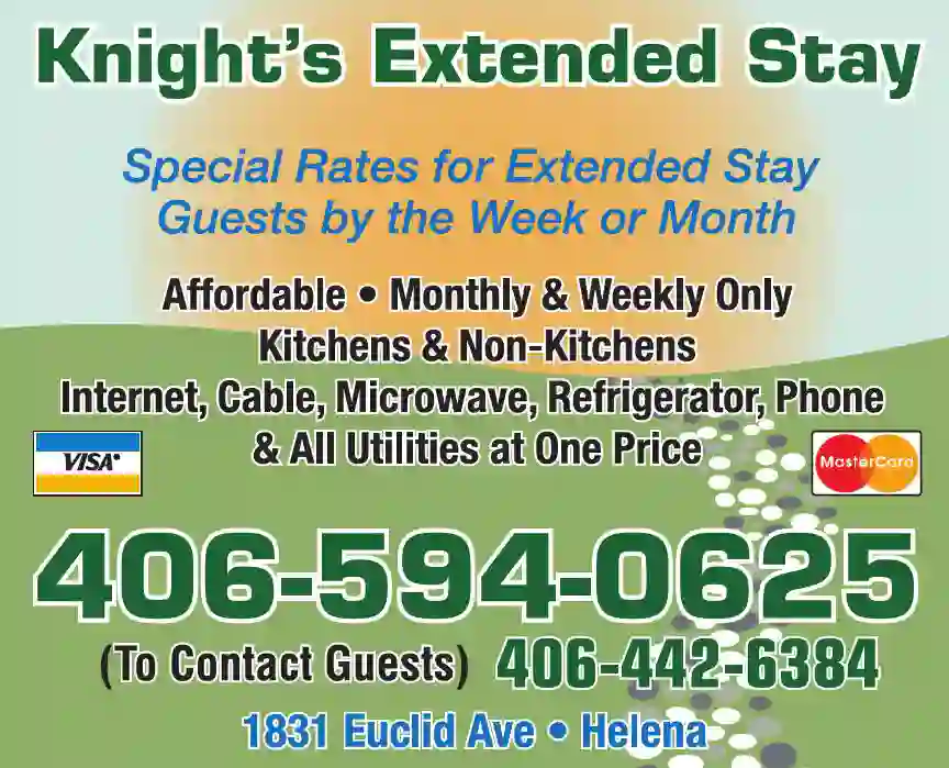 Motels & Other Accommodations print ad for Knight's Extended Stay