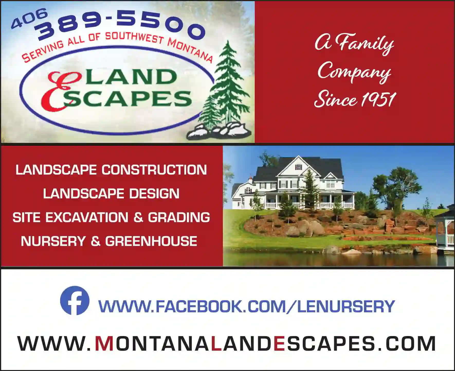 Landscape Contractors print ad for Land Escapes
