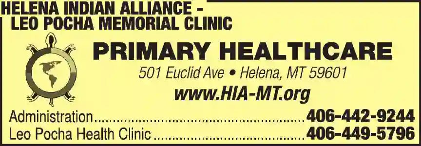 Physicians & Surgeons MD & DO print ad for Helena Indian Alliance ^ Leo Pocha Memorial Clinic