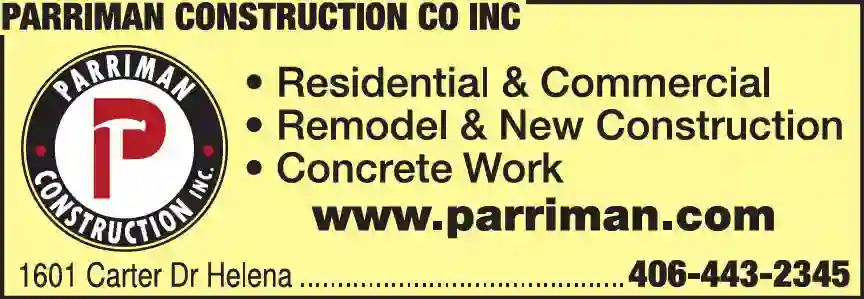 Contractors - General print ad for Parriman Construction Co Inc