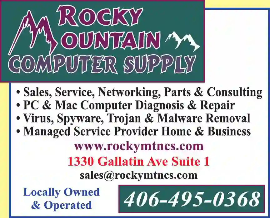 Computers - Dealers print ad for Rocky Mountain Computer Supply