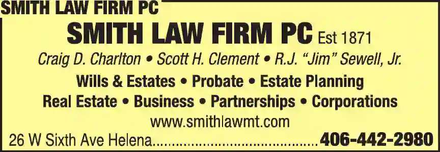 Attorneys - Real Estate print ad for Smith Law Firm PC