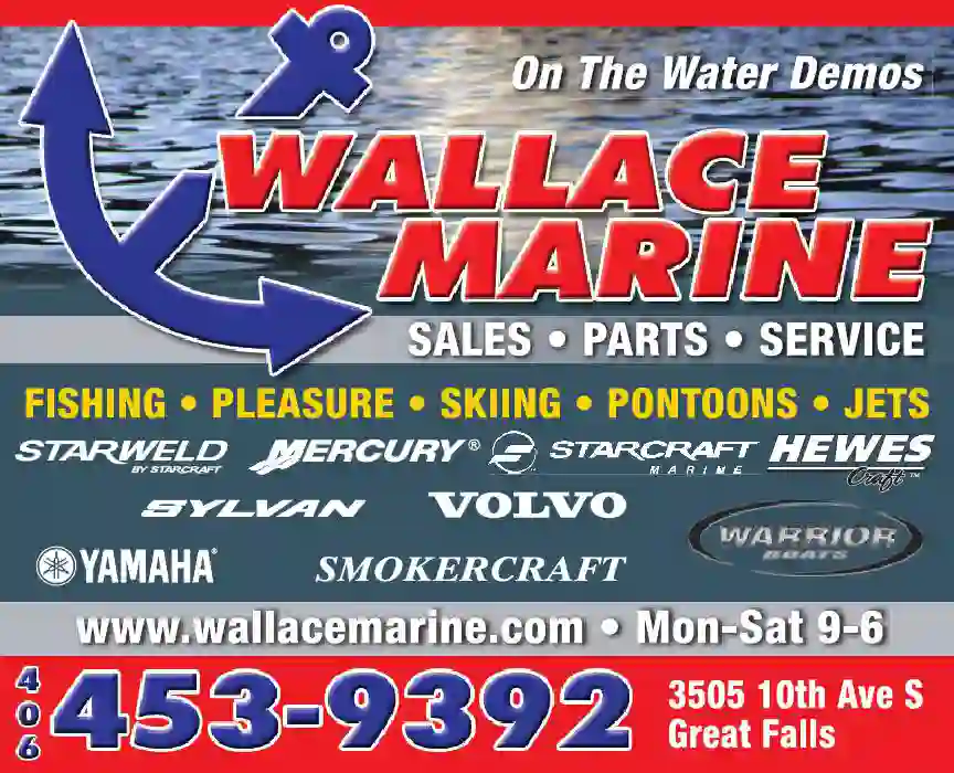 Boat Dealers Equipment & Supplies print ad for Wallace Marine