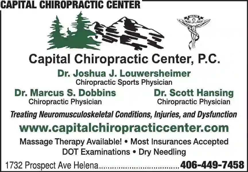 Chiropractors, D.C. print ad for Capital Chiropractic Center