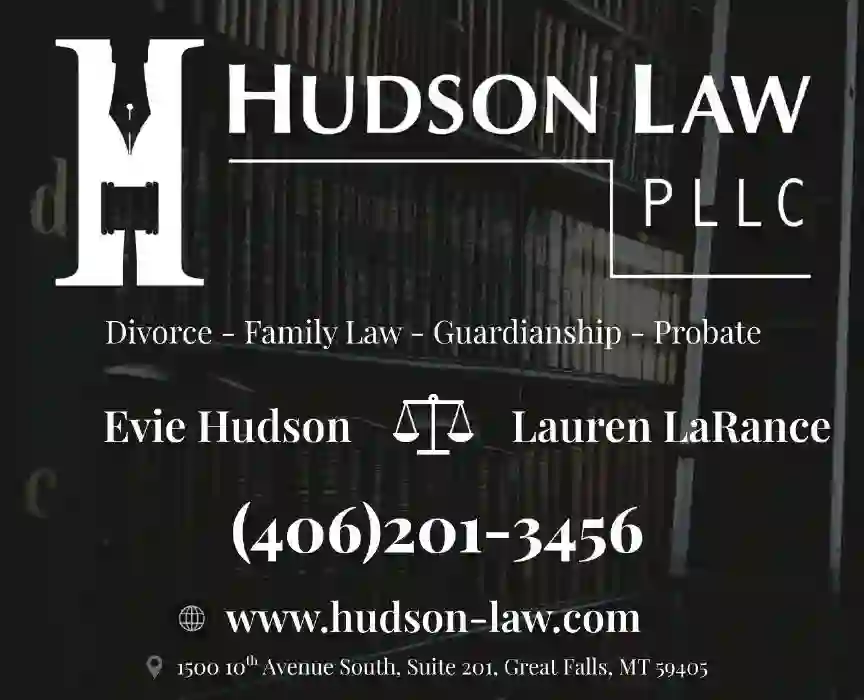 Attorneys print ad for Hudson Law