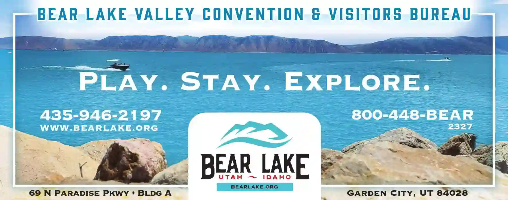 Tourist Attractions print ad for Bear Lake Valley Convention & Visitors Bureau