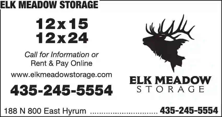 Storage - Household & Commercial print ad for Elk Meadow Storage