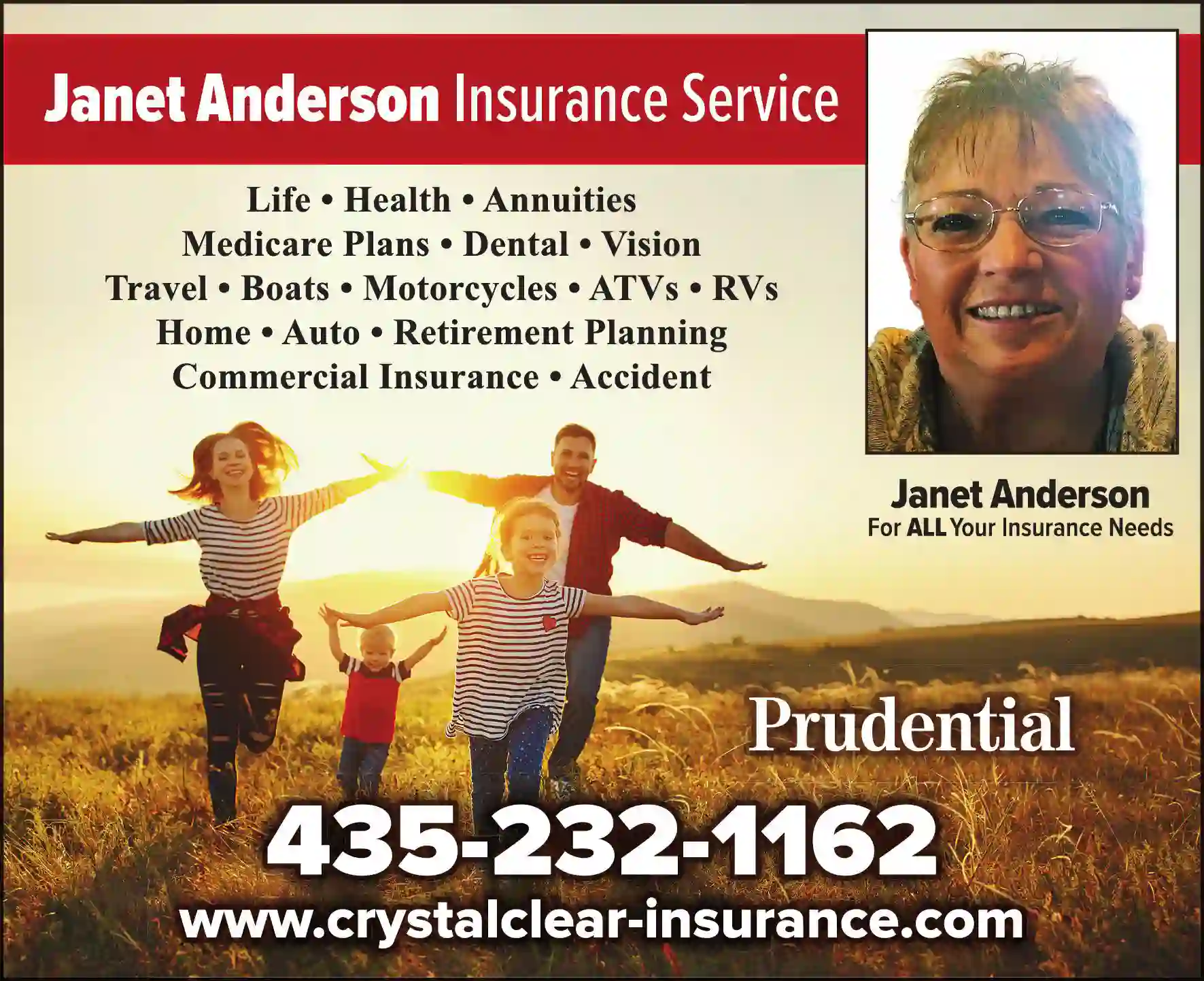 Insurance print ad for Anderson Insurance