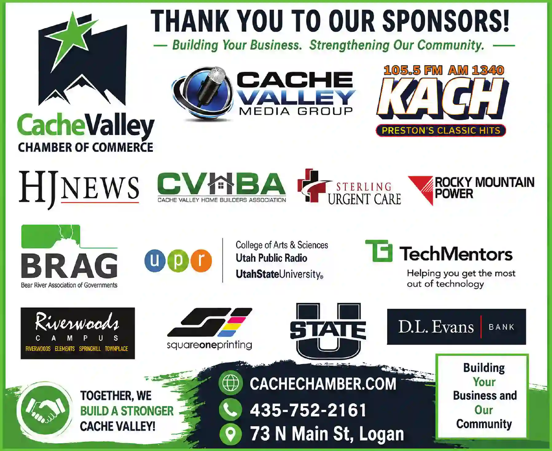 Chambers of Commerce print ad for Cache Valley Chamber Of Commerce