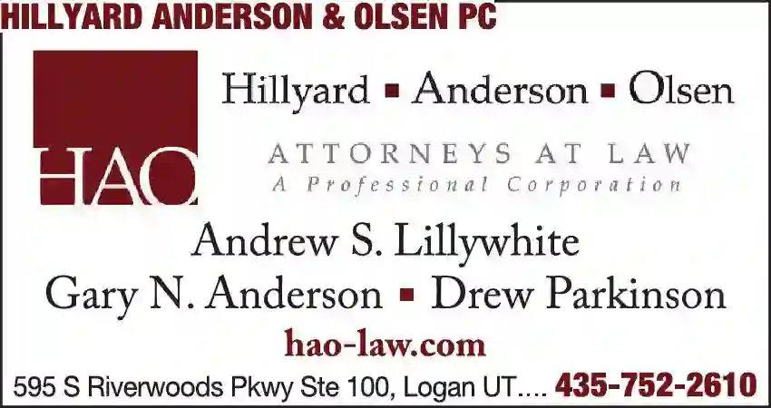 Attorneys - Wills, Probate, Trust & Estate Planning print ad for Hillyard ^ Anderson & Olsen PC