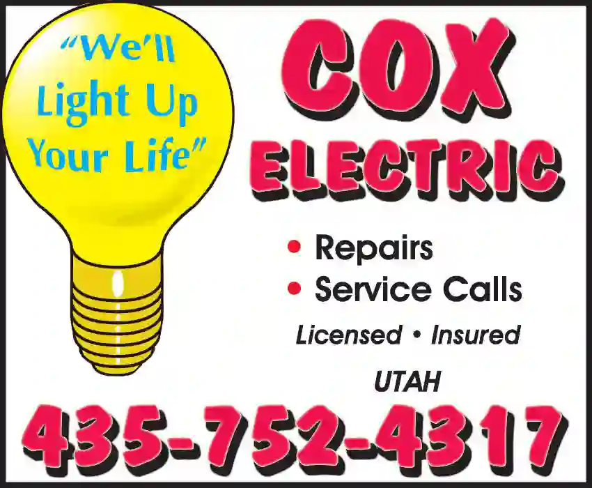 Electric Contractors print ad for Cox Electric