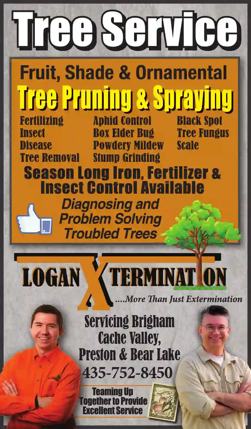 Tree Service print ad for Logan Extermination