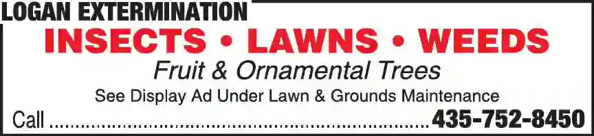 Spraying Service print ad for Logan Extermination