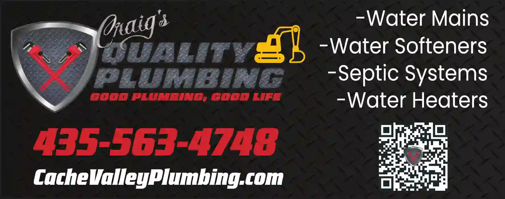 Plumbing Service & Repair print ad for Craig's Quality Plumbing Inc