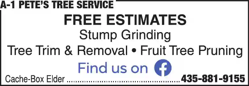 Tree Service print ad for A-1 Pete's Tree Service