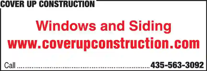Windows print ad for Cover Up Construction