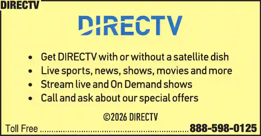 Television - Cable, CATV & Satellite print ad for DirecTV