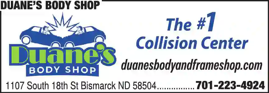 Auto Body Repair & Paint print ad for Duane's Body Shop