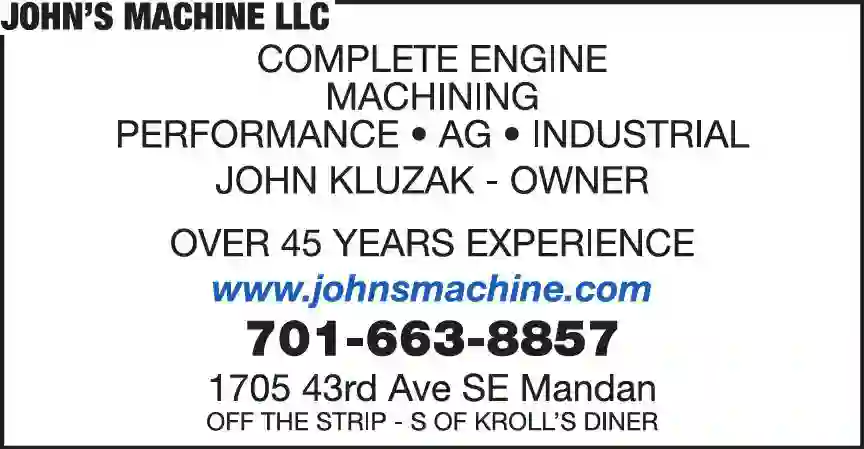 Machine Shops print ad for John's Machine LLC