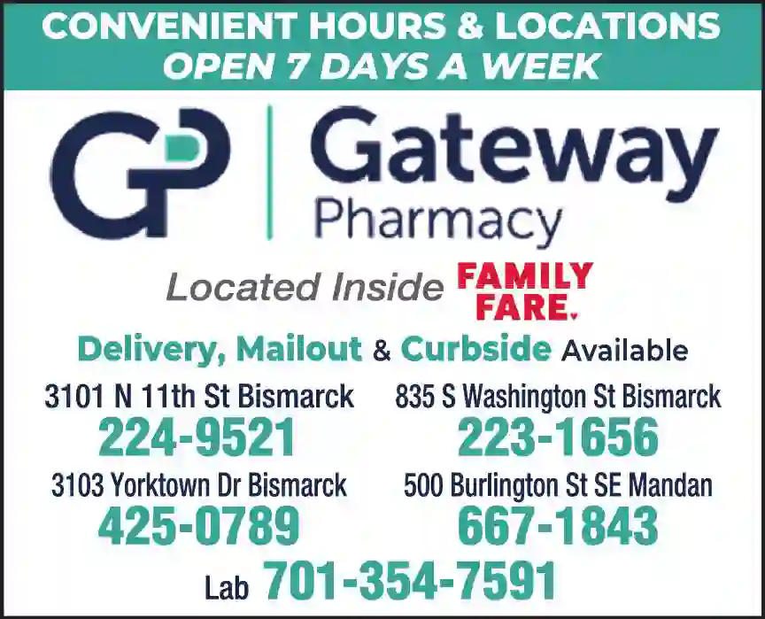 Pharmacies print ad for Gateway Pharmacy