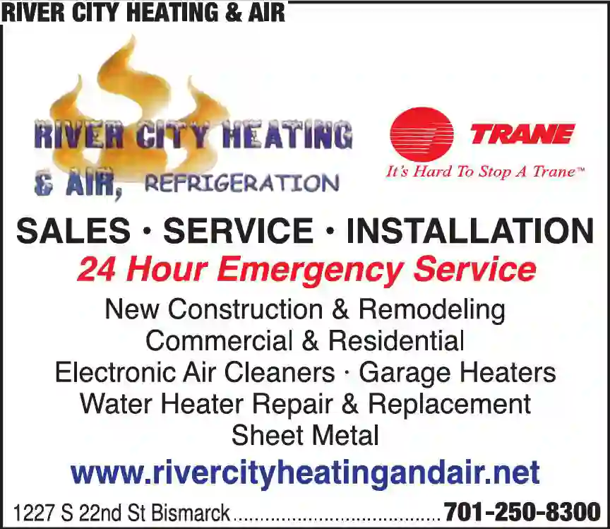 Air Conditioning - Contractors print ad for River City Heating & Air