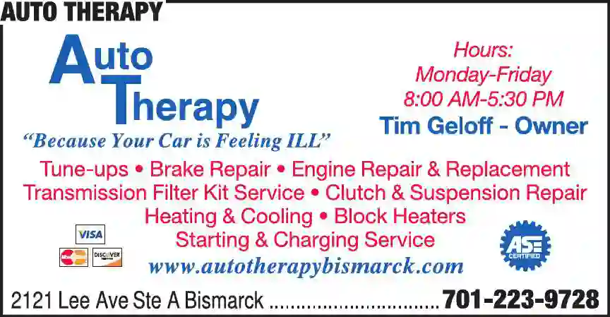 Auto Repair & Service print ad for Auto Therapy
