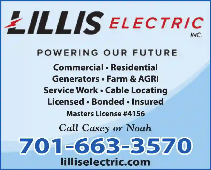 Electric Contractors print ad for Lillis Electric Inc