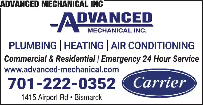 Air Conditioning - Contractors print ad for Advanced Mechanical Inc