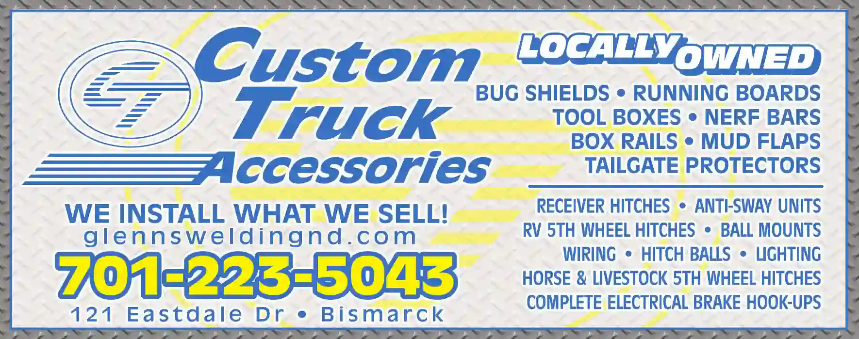 Truck Accessories print ad for Custom Truck Accessories
