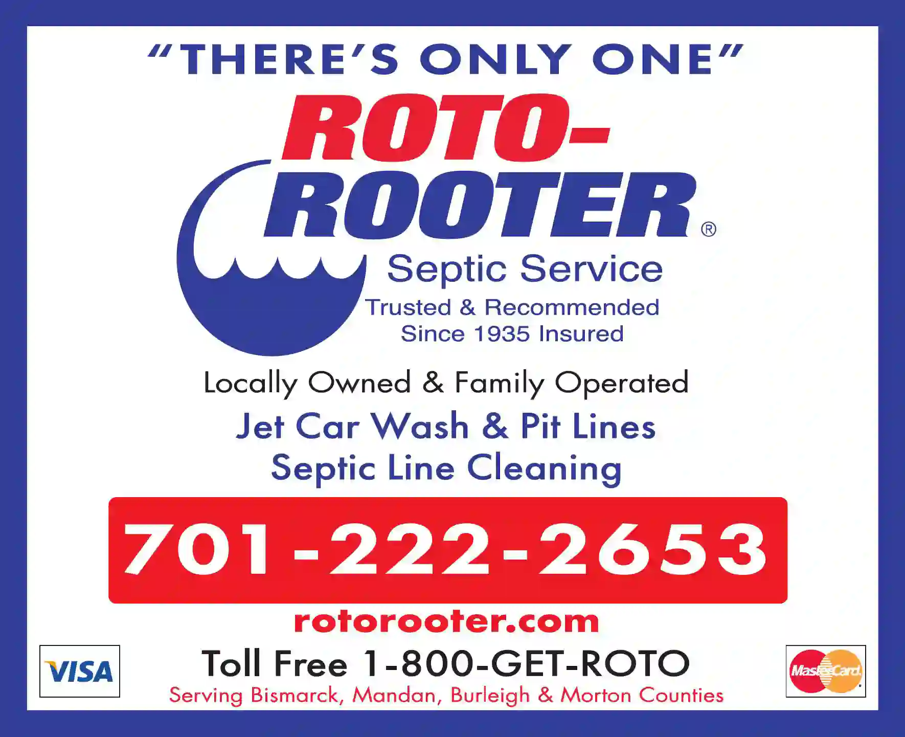 Septic Tanks & Systems - Cleaning print ad for Roto-Rooter