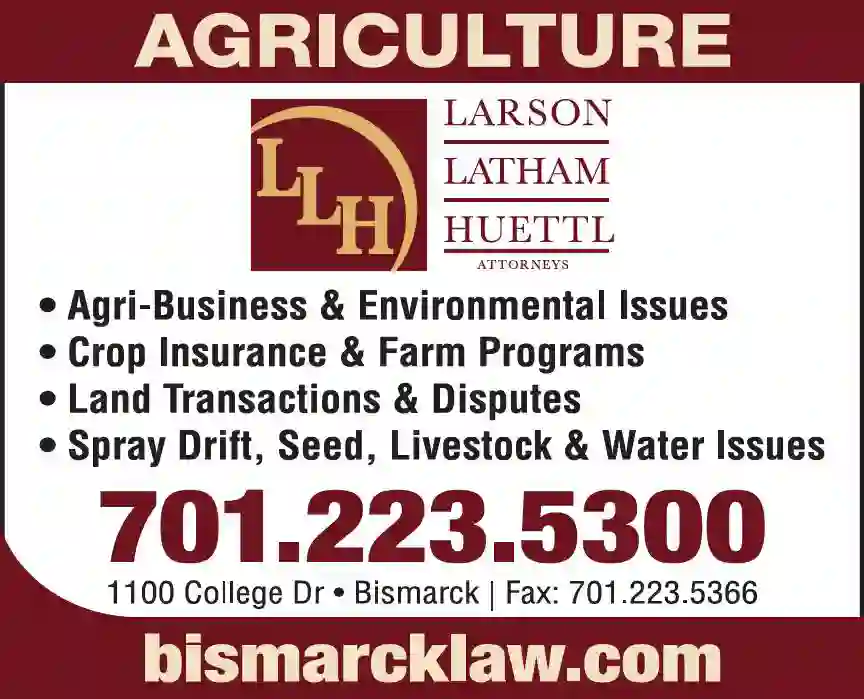 Attorneys - Agricultural - Livestock print ad for Larson Latham Huettl Attorneys