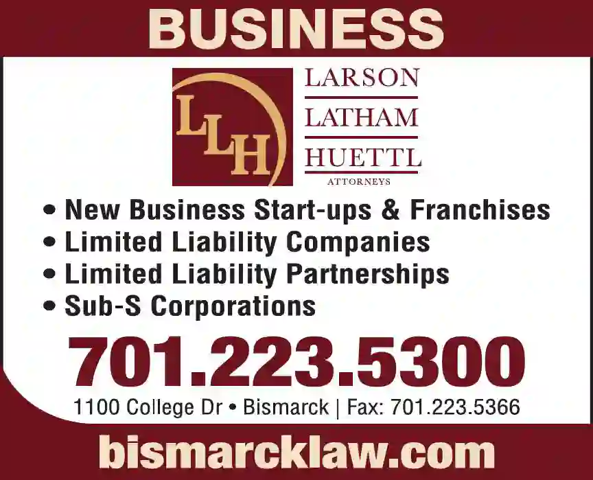 Attorneys - Business Corporation & Partnership print ad for Larson Latham Huettl Attorneys