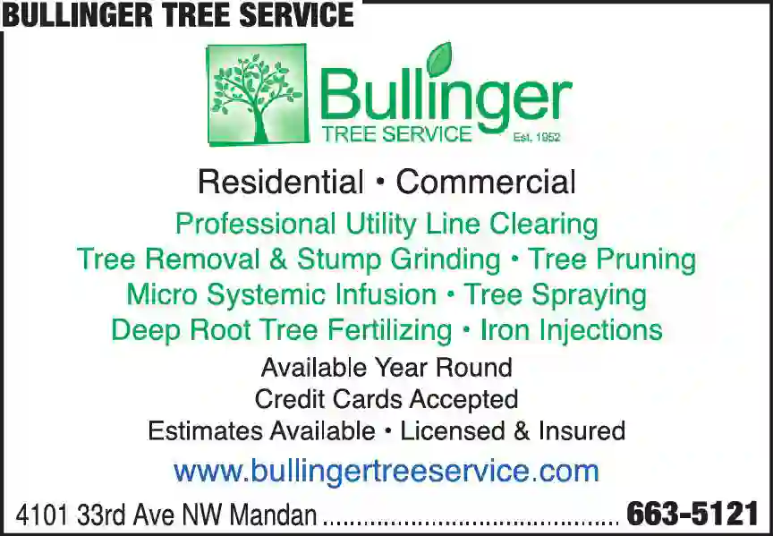 Tree Service print ad for Bullinger Tree Service