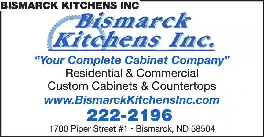 Cabinets & Cabinet Makers print ad for Bismarck Kitchens Inc