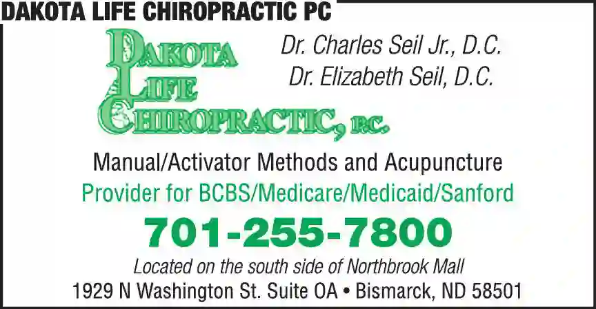 Acupuncture/Acupressure print ad for Dakota Life Chiropractic PC