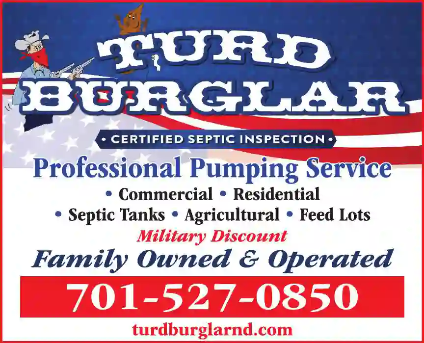 Septic Tanks & Systems - Cleaning print ad for Turd Burglar