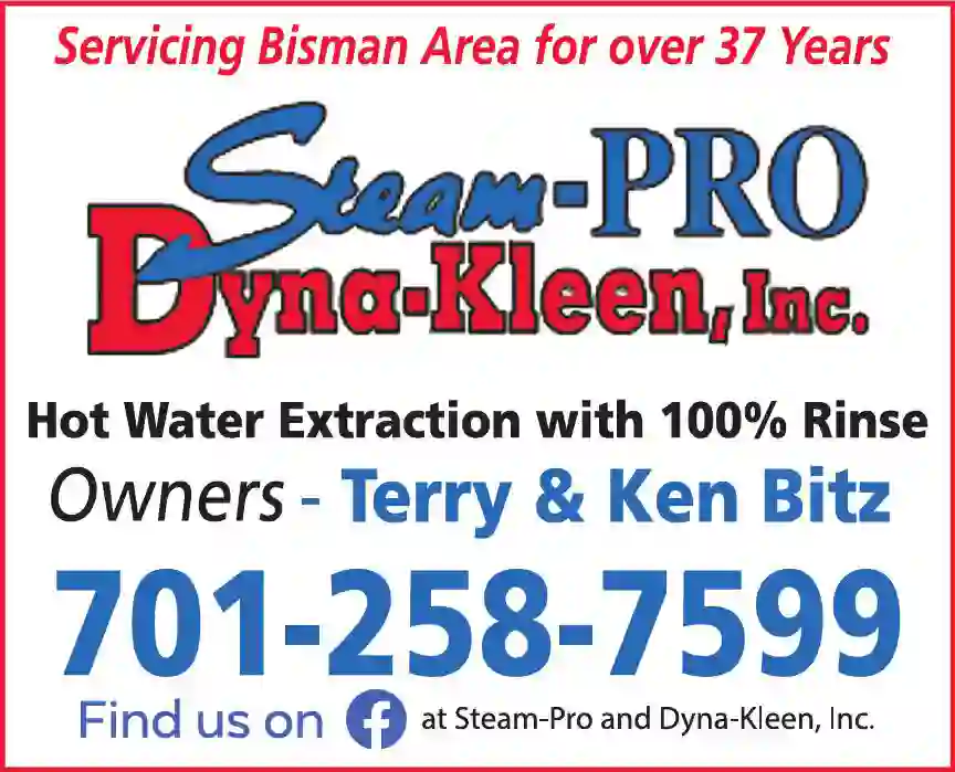Carpet Rug & Upholstery Cleaners print ad for Steam-Pro & Dyna-Kleen Inc