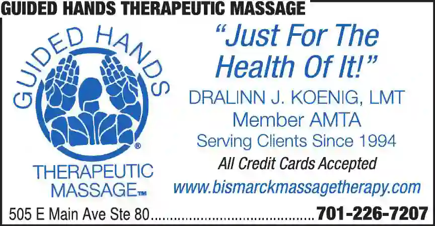 Massage - Therapeutic print ad for Guided Hands Therapeutic Massage