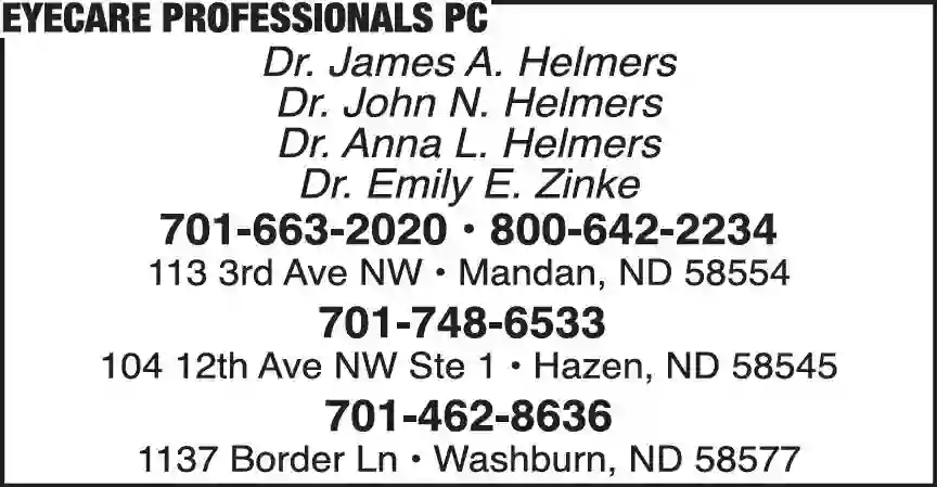 Optometrists, O.D. print ad for Eyecare Professionals PC