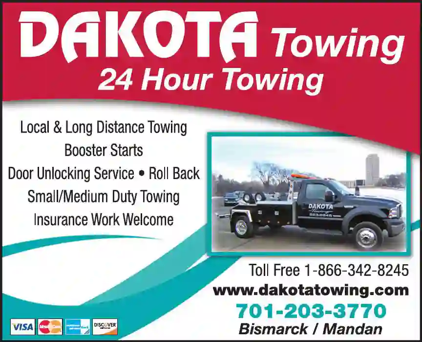 Towing - Automotive print ad for Dakota Towing