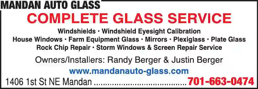 Windshields print ad for Mandan Auto Glass