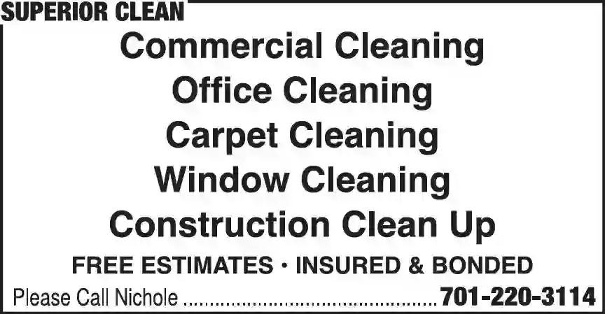 Janitor Service print ad for Superior Clean