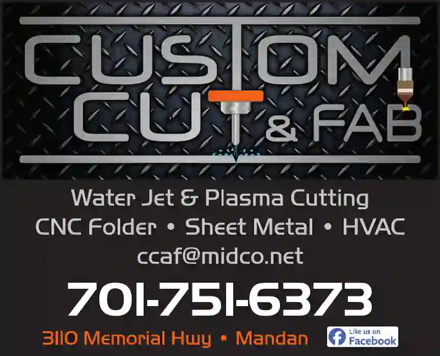 Sheet Metal Work print ad for Custom Cut & Fab