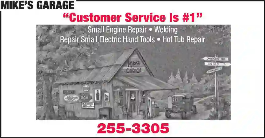 Engines - Gasoline print ad for Mike's Garage
