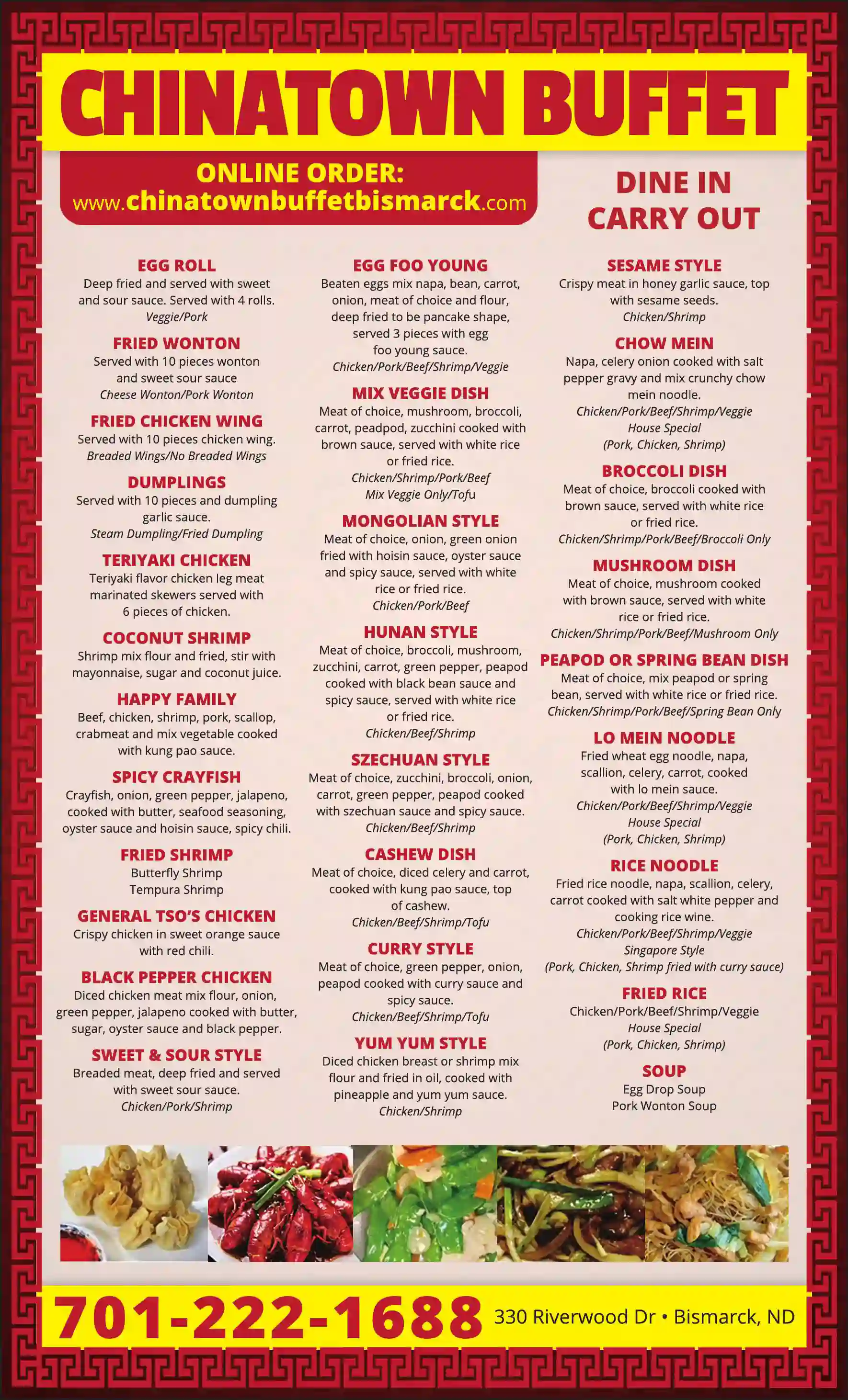 Restaurants print ad for Chinatown Buffet