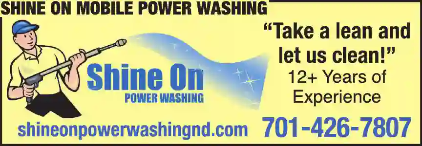 Truck - Washing & Cleaning print ad for Shine On Mobile Power Washing