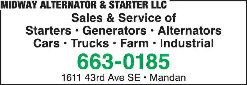 Alternators & Starters print ad for Midway Alternator & Starter LLC