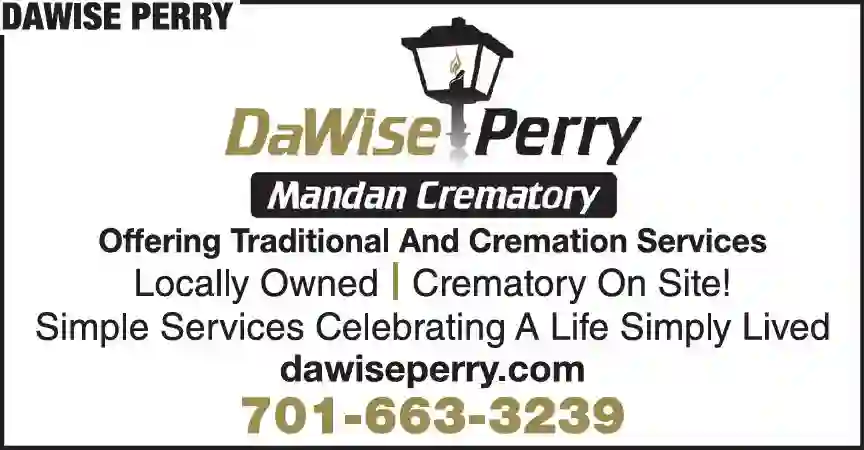 Funeral Homes & Directors print ad for DaWise Perry